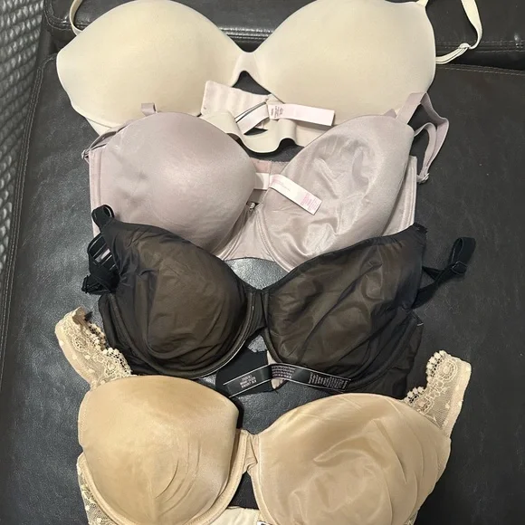 Victoria's Secret Bra Set - Cream, Gray, Black, Tan - Picture 7 of 8